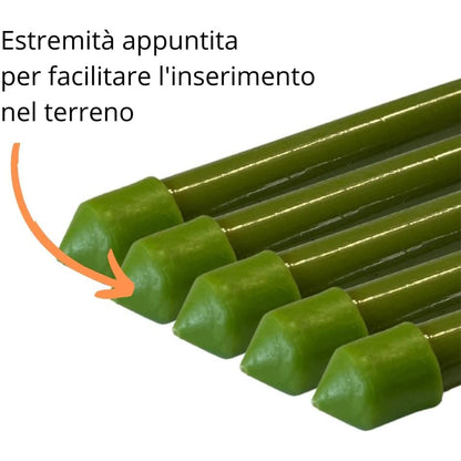 sostegni piante in plastica orto