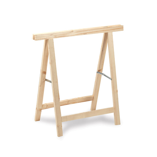 Cavalletto in legno di pino o abete portata max 400 kg