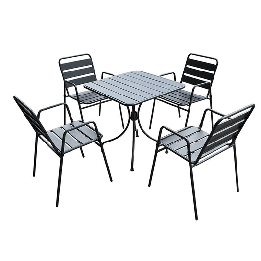 Salotto Krystin (1 Tavolo 4 Sedie)
