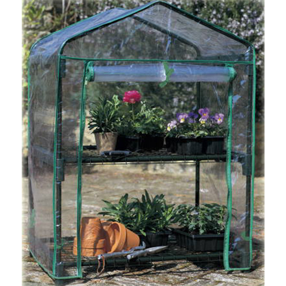 Serra 2 piani copertura removibile in Pvc