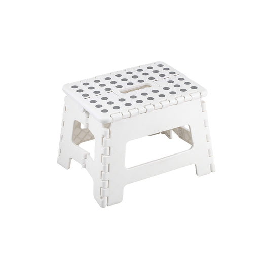 SGABELLO PIEGHEVOLE CLIC-CLAC BIANCO/GRIGIO