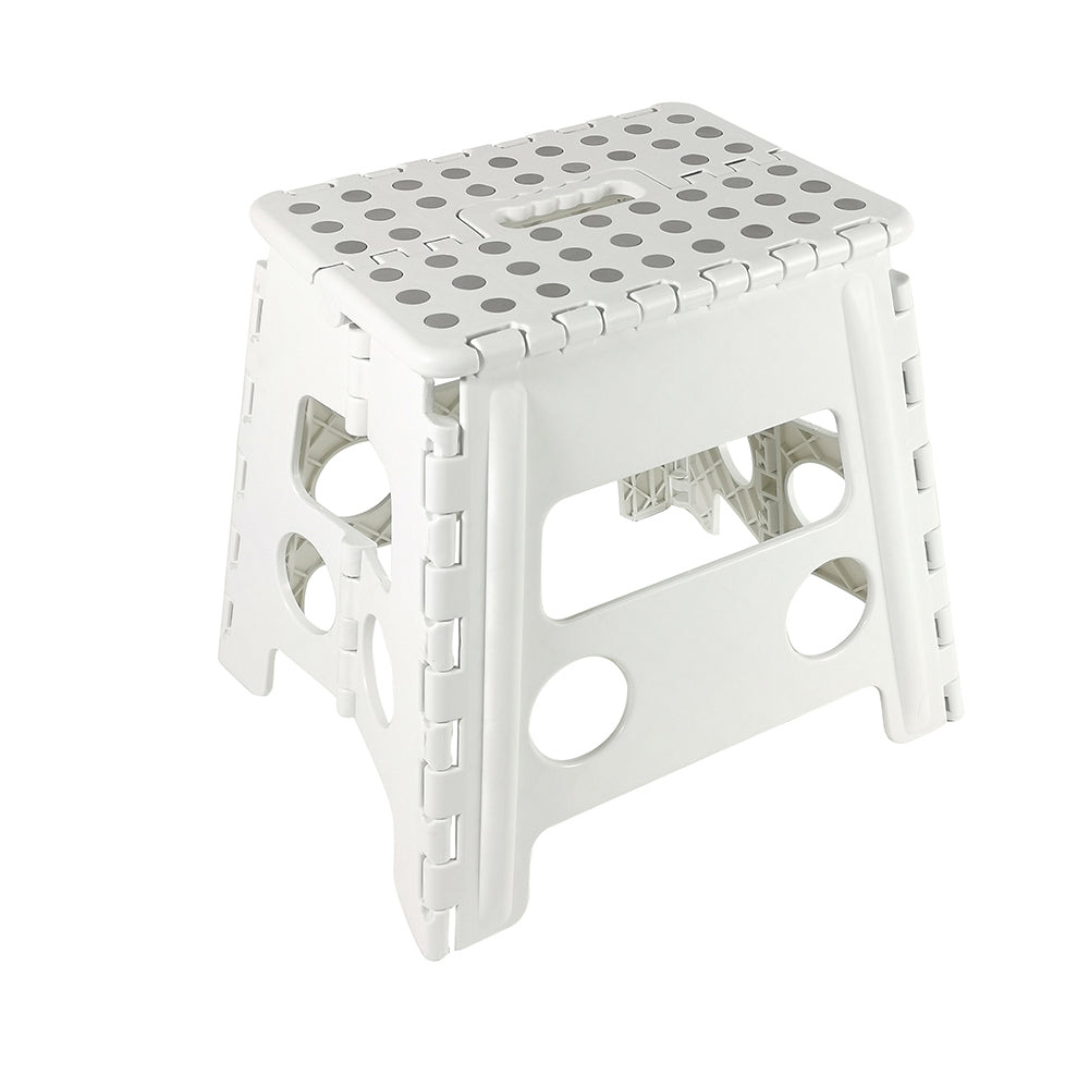 SGABELLO PIEGHEVOLE CLIC-CLAC ALTO - BIANCO/GRIGIO