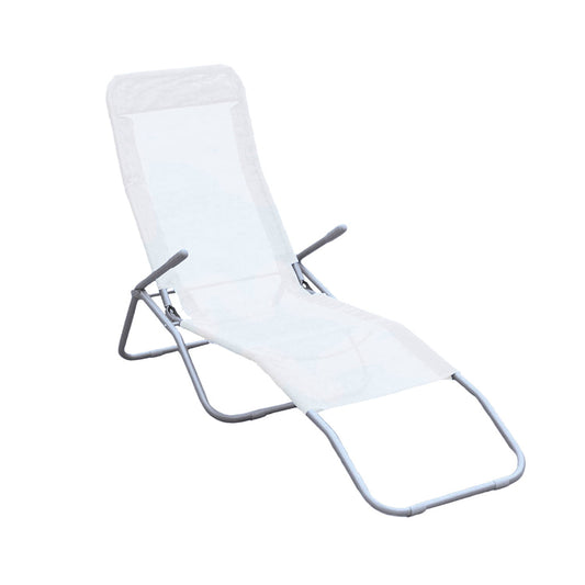 Sdraio Formentera Basculante                                              in acciaio e textilene 450 gr/m² -