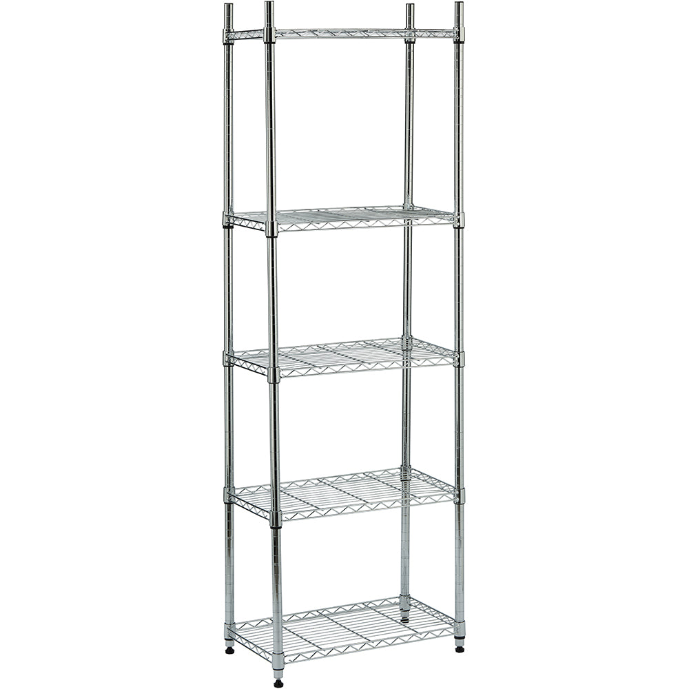 Scaffale cromato 5 Piani