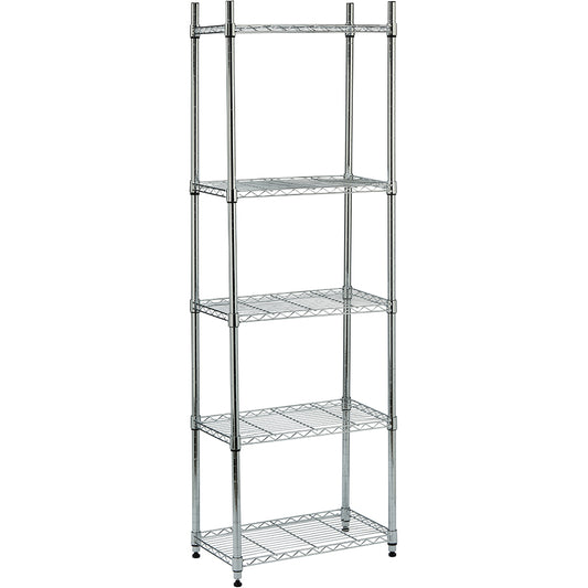 Scaffale cromato 5 Piani